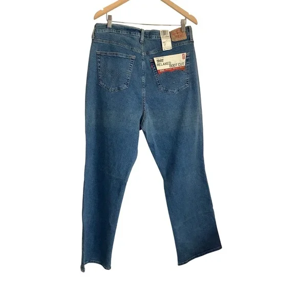Levis 550 Relaxed Boot Cut Jeans Womens 18W Medium Wash Stretch Denim 291018-334 - Picture 3 of 14